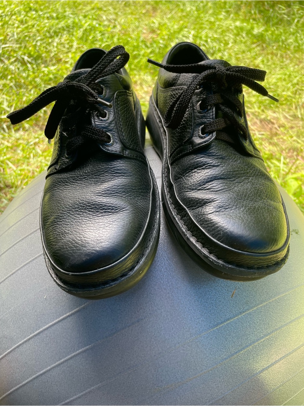 Propet Villager Black Leather Walking Shoes Oxfords M4070 Mens Size 11.5 Comfort